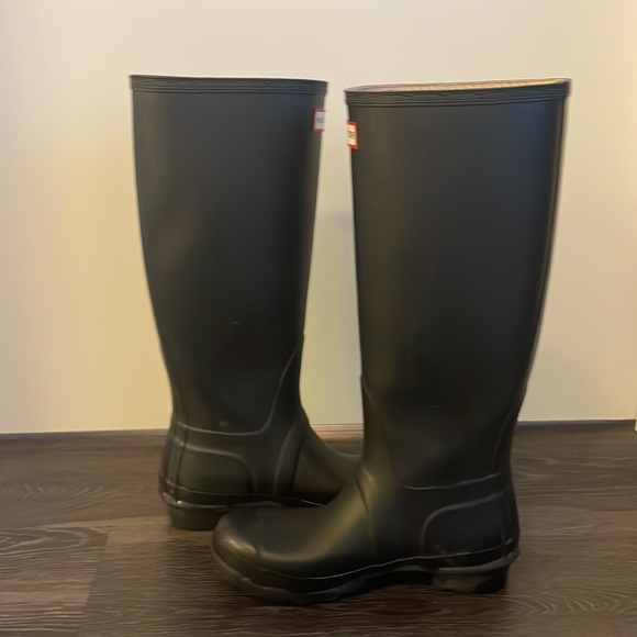 Hunter boot tall, black, US 6 - Picture 5 of 5